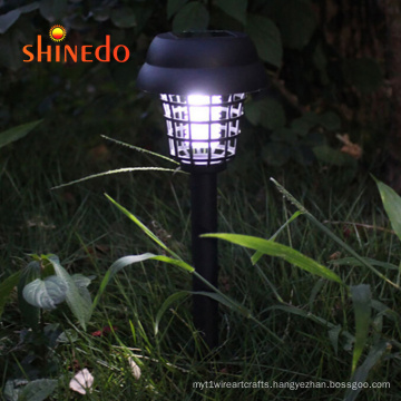 Solar Powered Outdoor Garden LED Light Mosquito Pest Bug Zapper Killing Light Anti-Mosquito Killer Light